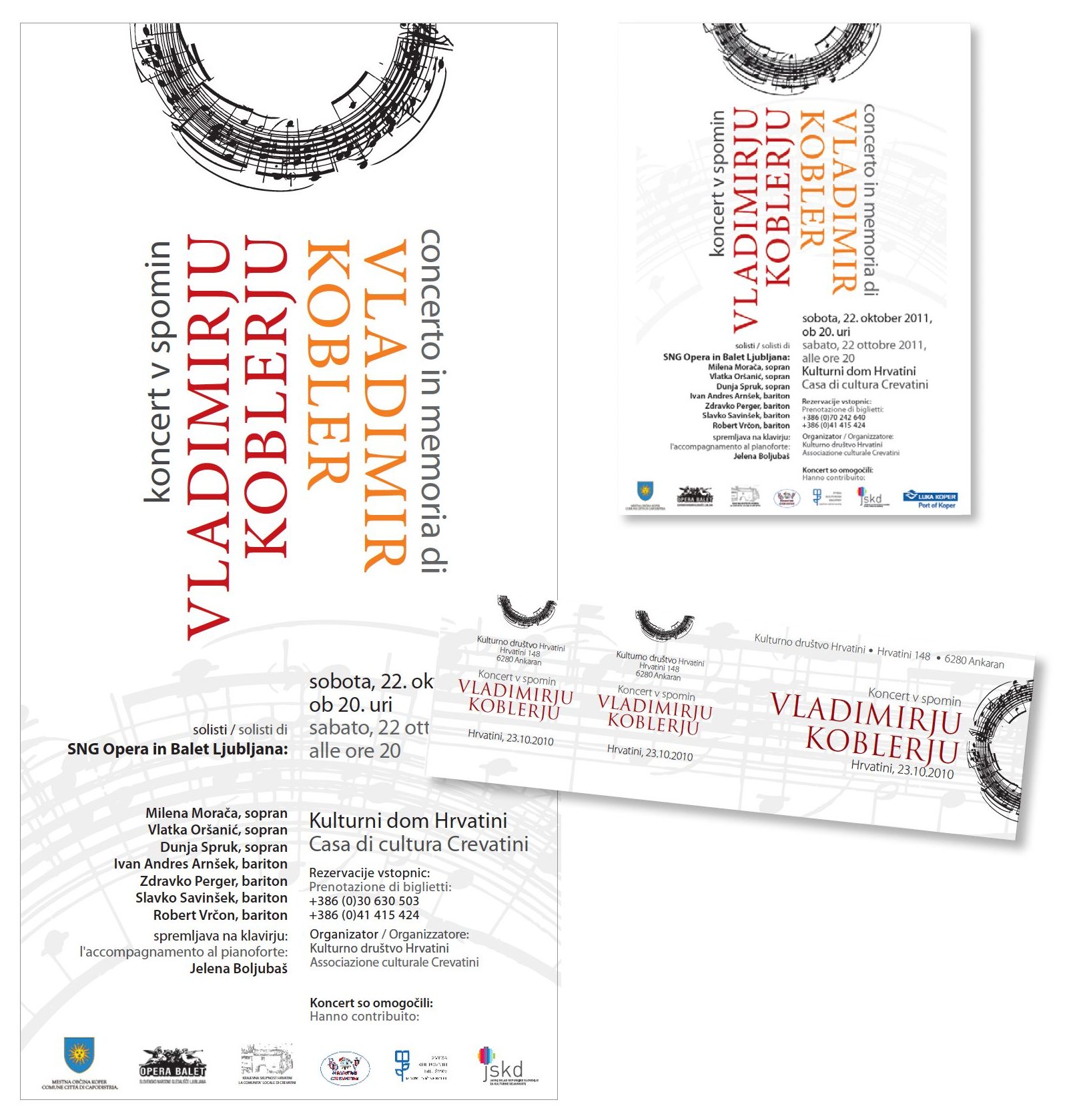 Posters & university print — Concert poster, BILTEN, folders